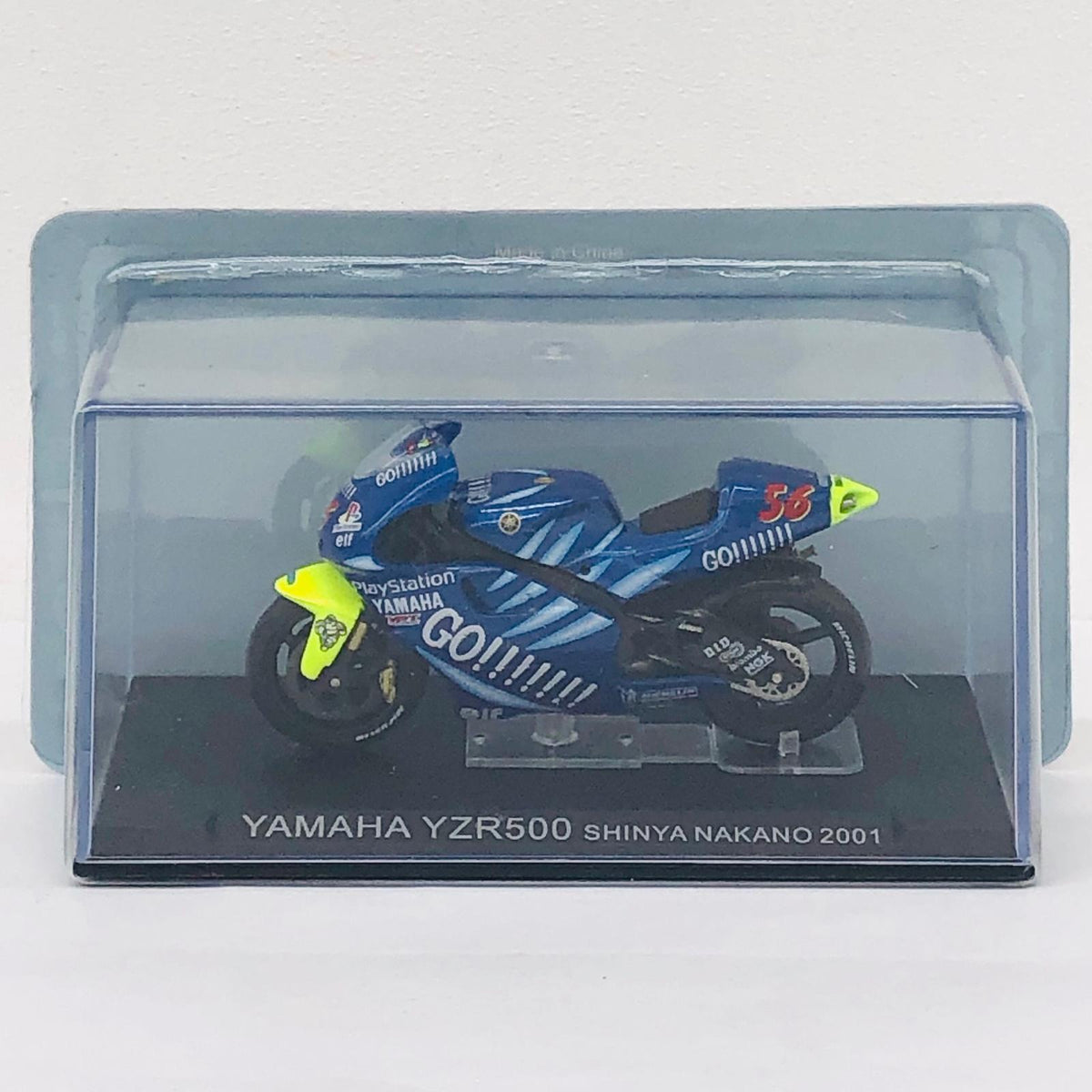 おもちゃ・玩具 [単品] 1/24 YAMAHA YZR500 #56 SHINYA NAKANO 2001(ブルー×イエロー) 「隔週刊チャンピオン・バイク・コレクション」 同梱品 YAMAHA YZR500 #56 SHINYA NAKANO 2001 1/24スケール【加古川物流】