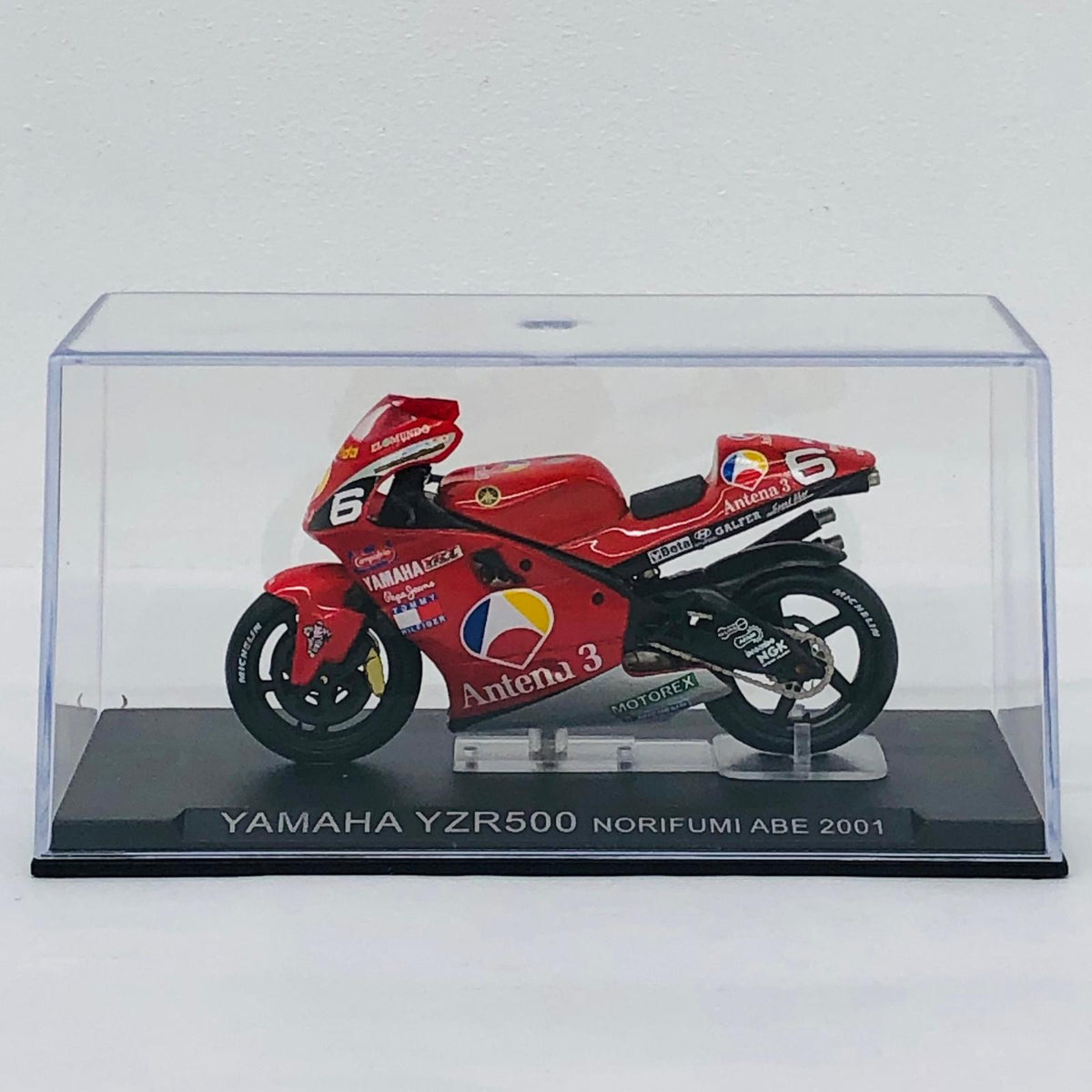 おもちゃ・玩具 [単品] 1/24 YAMAHA YZR500 #6 NORIFUMI ABE 2001(レッド) 「隔週刊チャンピオン・バイク・コレクション No.5」 同梱品 YAMAHA YZR500 #6 NORIFUMI ABE 2001 1/24スケール【加古川物流】