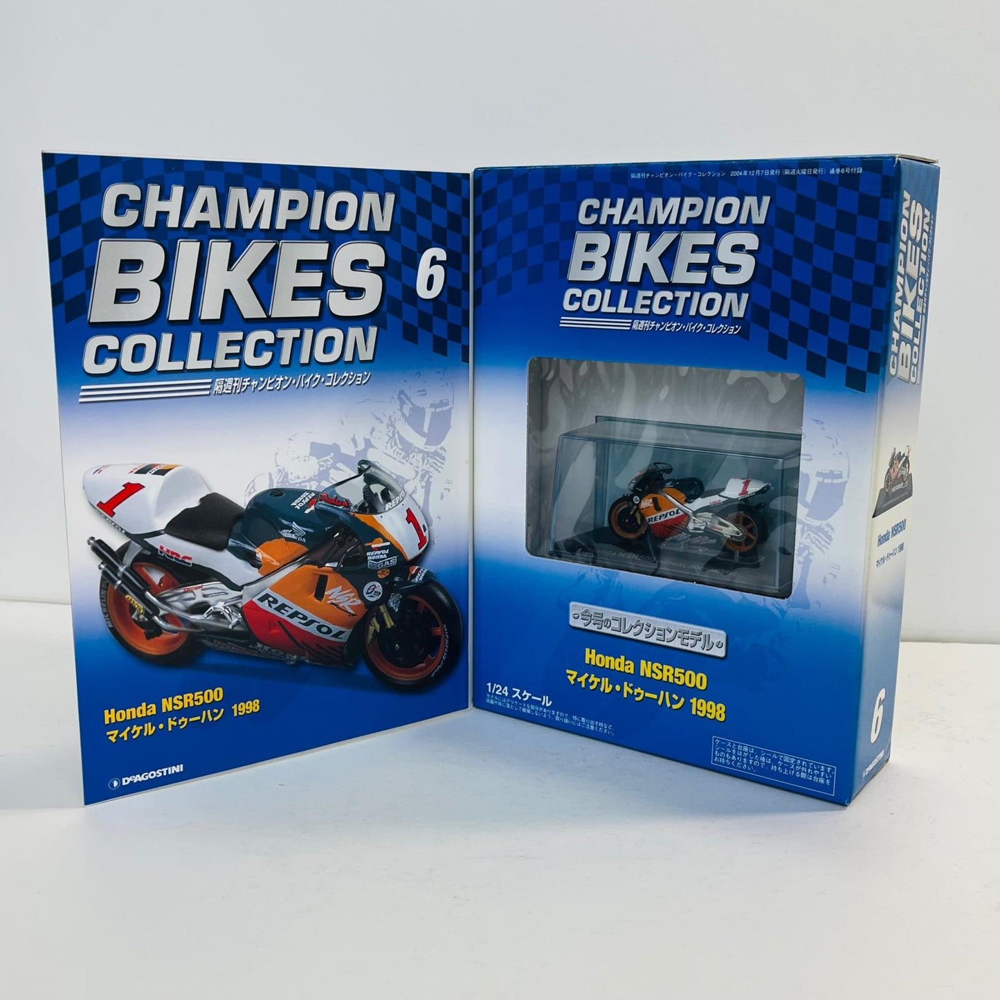おもちゃ・玩具 [単品] 1/24 HONDA NSR500 #1 MICHAEL DOOHAN 1998(レプソルカラー) 「隔週刊チャンピオン・バイク・コレクション」 同梱品 HONDA NSR500 #1 MICHAEL DOOHAN 1998 1/24スケール【加古川物流】