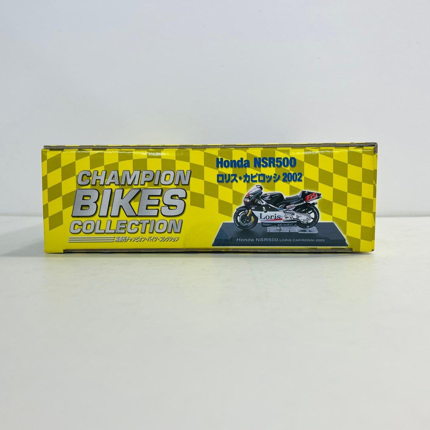 おもちゃ・玩具 [単品] 1/24 HONDA NSR500 #65 LORIS CAPIROSSI 2002(ブラック×ホワイト) 「隔週刊チャンピオン・バイク・コレクション」 同梱品 HONDA NSR500 #65 LORIS CAPIROSSI 2002 1/24スケール【加古川物流】
