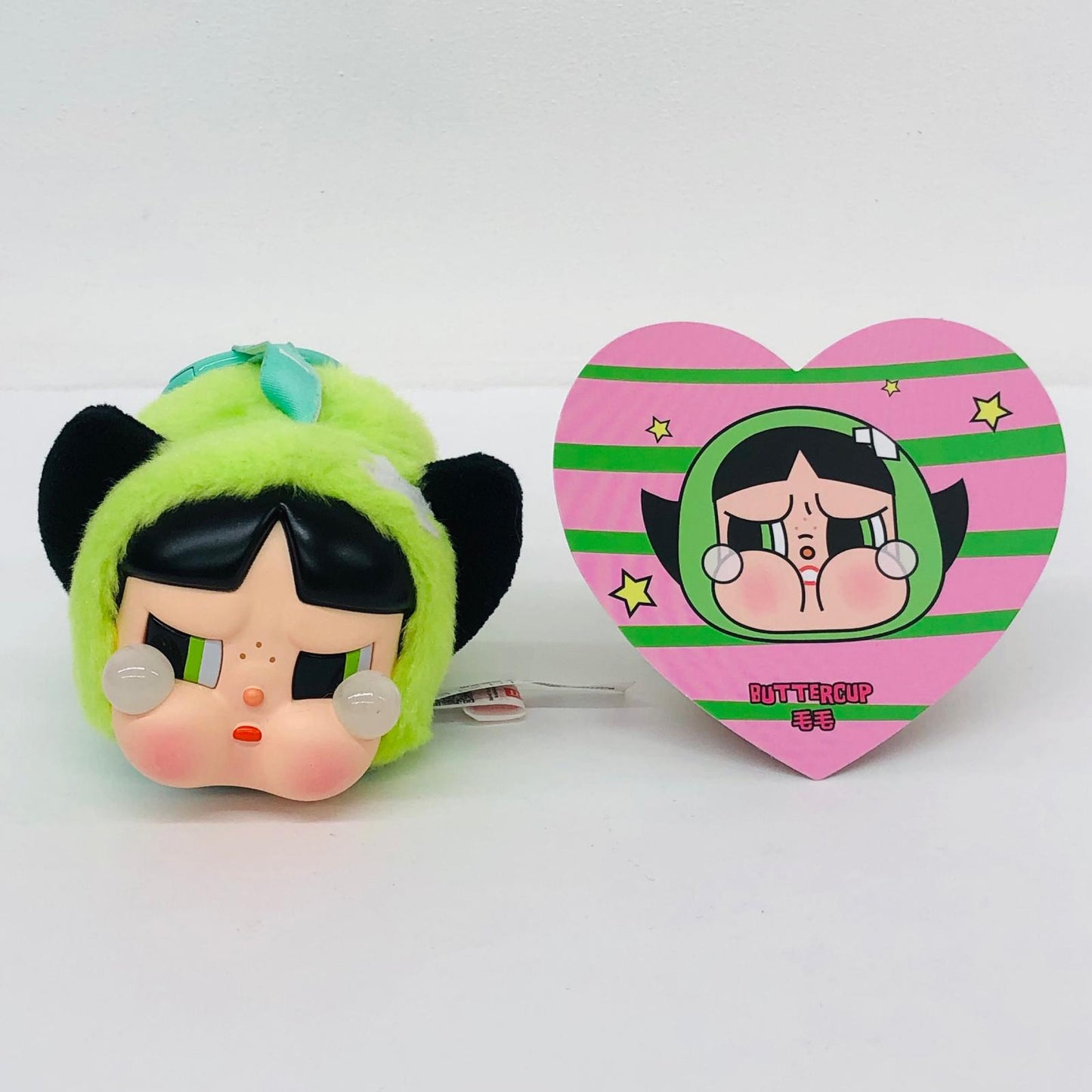 ぬいぐるみ Buttercup-バターカップ- Vinyl Face Plush(ぬいぐるみ) 「CRYBABY×パワーパフガールズ」 Buttercup【加古川物流】