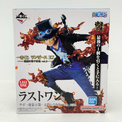 フィギュア ラストワン賞サボ-魂豪示像-メタリックカラーver.フィギュア「悪魔を宿す者達vol.2/一番くじワンピースEX」 サボ 一番くじワンピースEX 悪魔を宿す者達vol.2 ラストワン賞 62629【フィギュア】【加古川物流】
