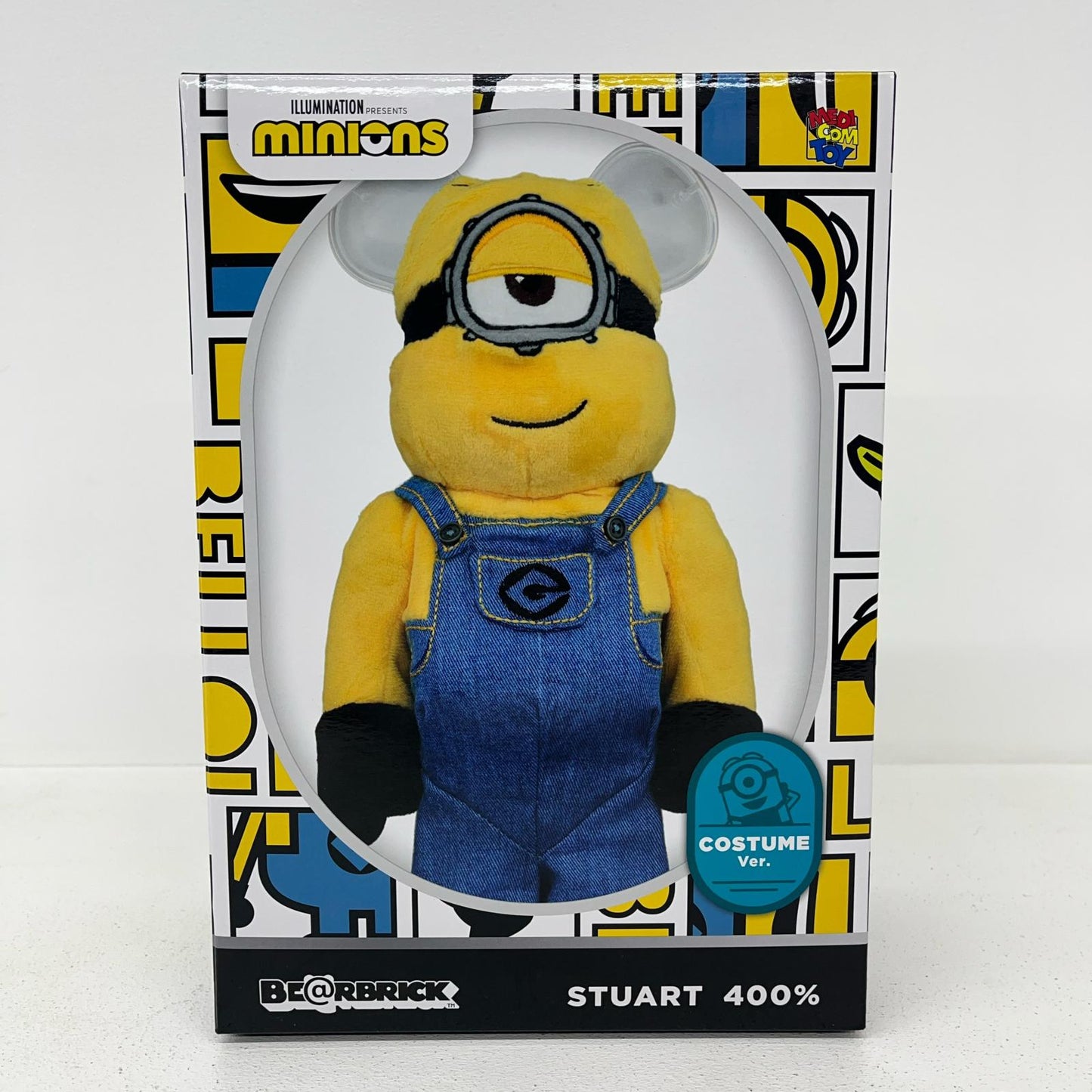 ぬいぐるみ BE@RBRICK STUART Costume Ver. 400% MEDICOM TOY STUART 400% Costume Ver.【加古川物流】