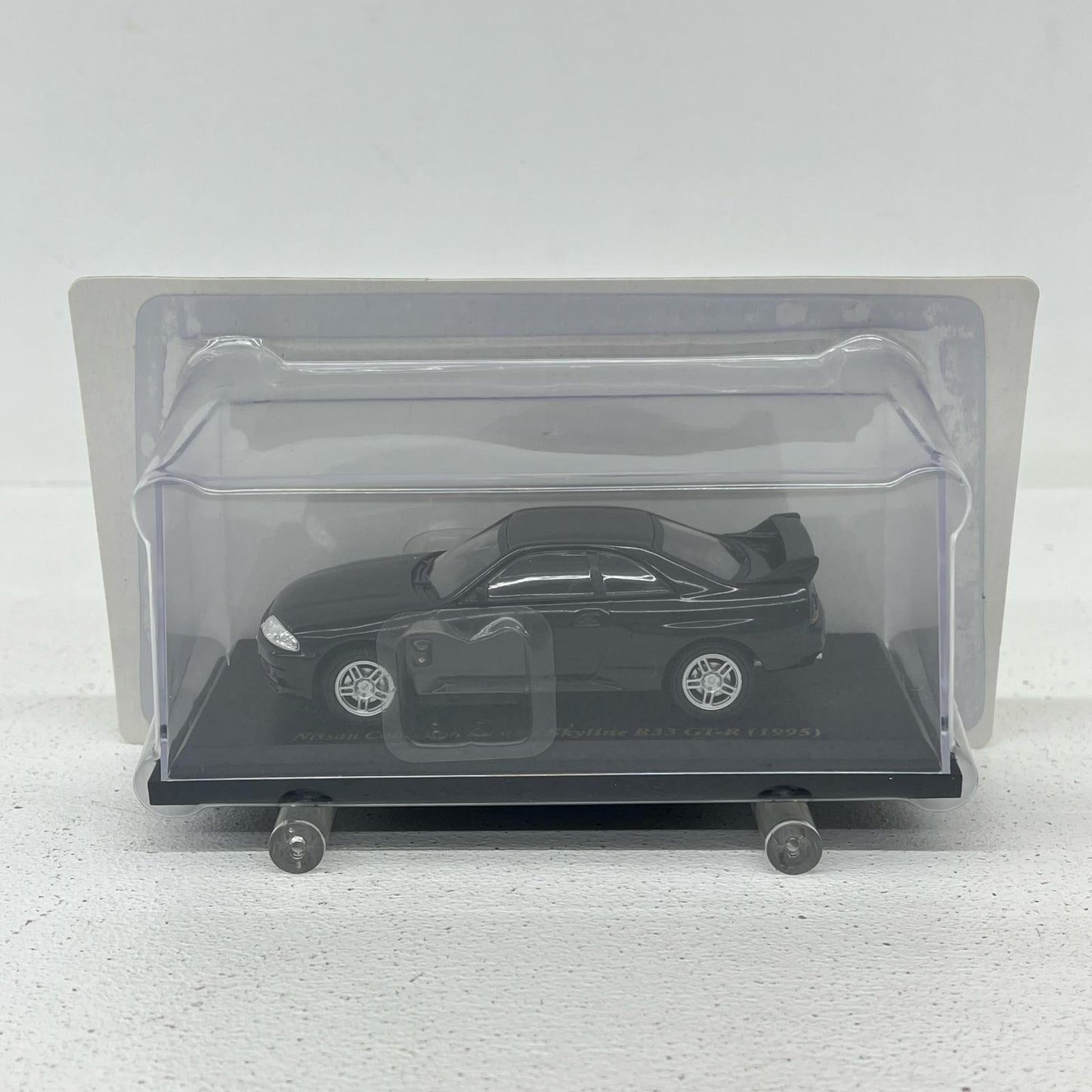 おもちゃ・玩具 [単品] 1/43 Nissan Skyline R33 GT-R 1995(ブラック) 「日産名車コレクション全国版 VOL.18」 同梱品 Nissan Skyline R33 GT-R 1995 18【加古川物流】