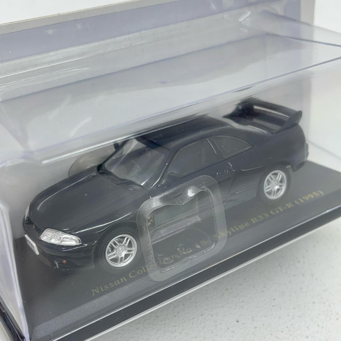 おもちゃ・玩具 [単品] 1/43 Nissan Skyline R33 GT-R 1995(ブラック) 「日産名車コレクション全国版 VOL.18」 同梱品 Nissan Skyline R33 GT-R 1995 18【加古川物流】