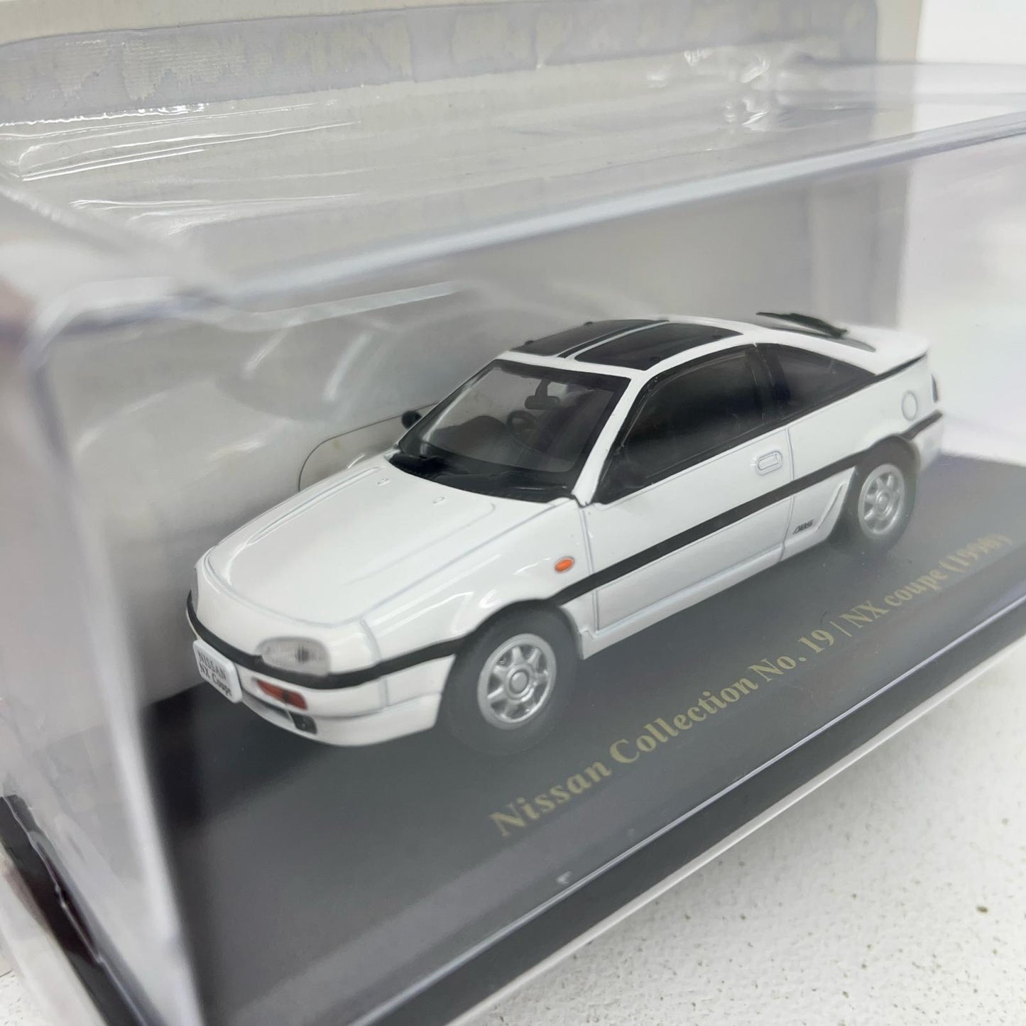 おもちゃ・玩具 [単品] 1/43 NX coupe 1990(ホワイト) 「日産名車コレクション全国版 19」 同梱品 NX coupe 1990 19【加古川物流】