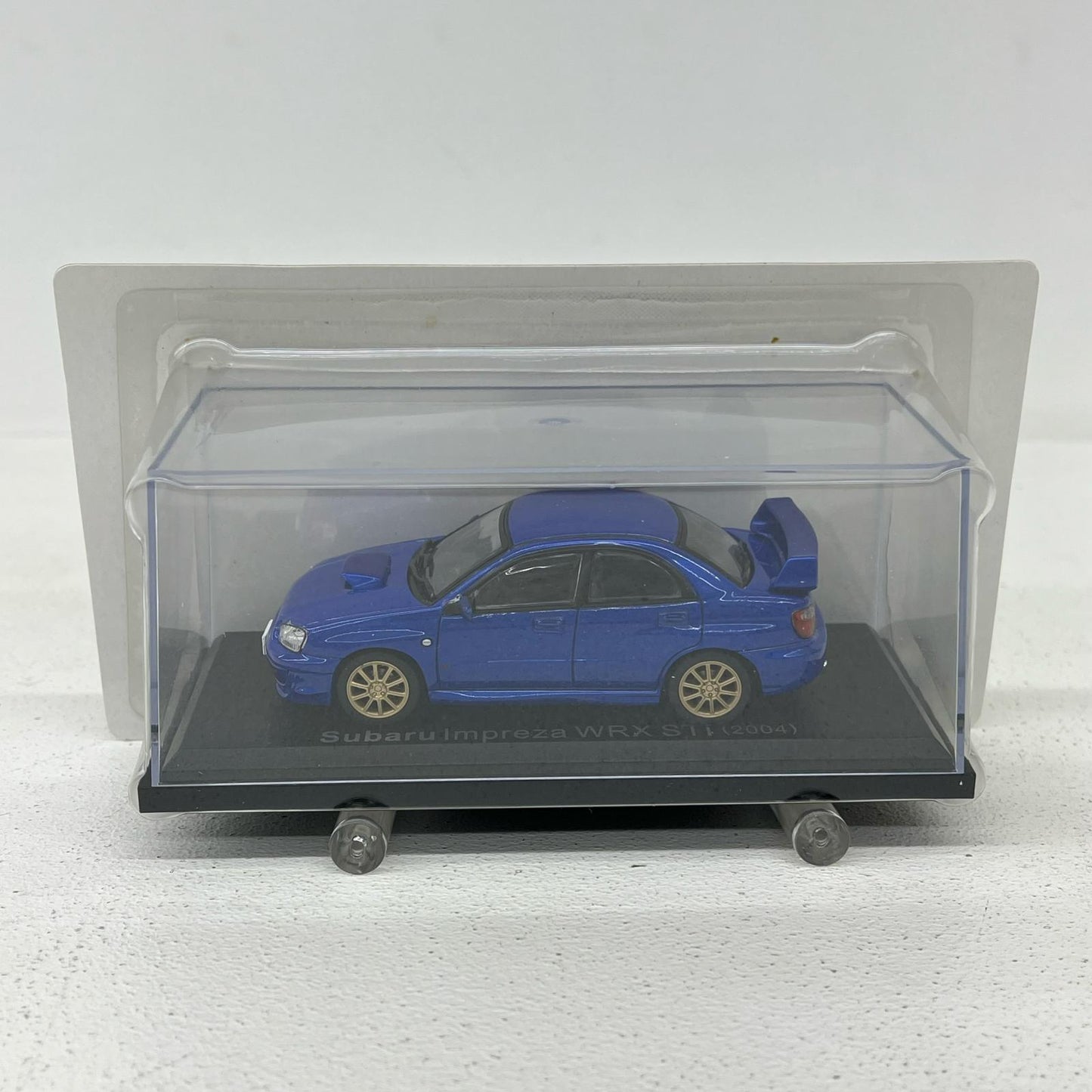 おもちゃ・玩具 [単品] 1/43 Subaru Impreza WRX STi 2004(ブルー) 「隔週刊国産名車コレクション全国版 97」 同梱品 Subaru Impreza WRX STi 2004 97【加古川物流】
