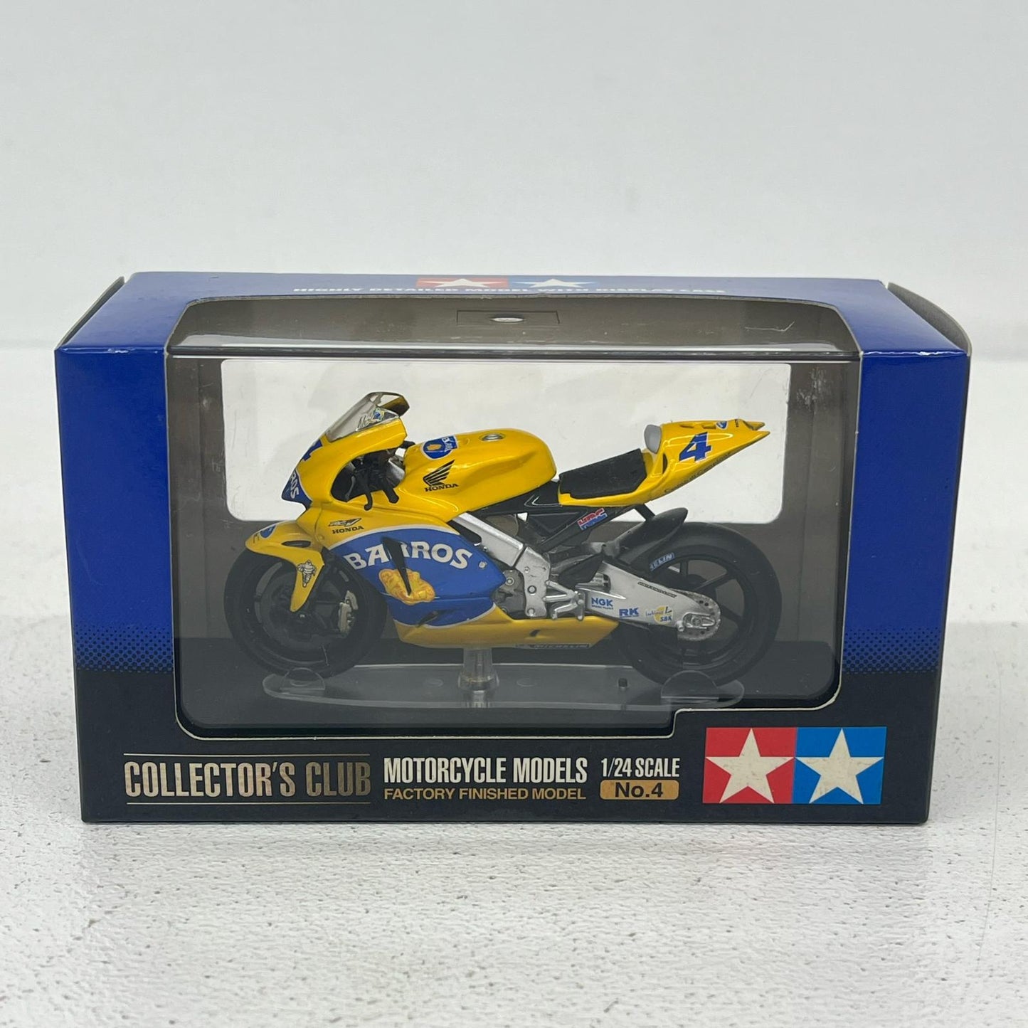 おもちゃ・玩具 1/24 チームHonda ポンス RC211V ’05 MICHELIN #4(イエロー×ブルー) 「コレクターズクラブ モーターサイクルモデルズ」 [26804] チームHonda ポンス RC211V ’05 MICHELIN【加古川物流】