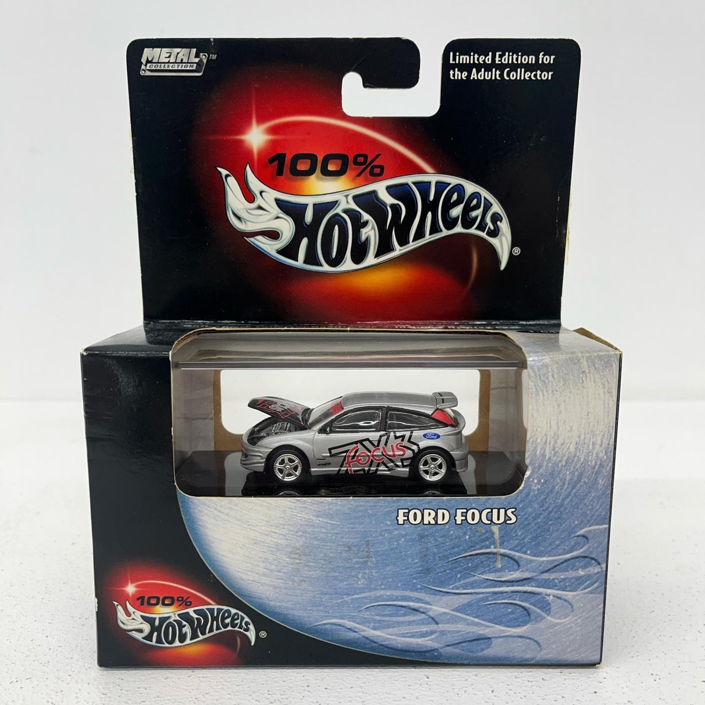 おもちゃ・玩具 1/64 FORD FOCUS(シルバー) 「100％ Hot Wheels」 [54549] FORD FOCUS【加古川物流】