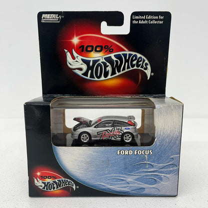 おもちゃ・玩具 1/64 FORD FOCUS(シルバー) 「100％ Hot Wheels」 [54549] FORD FOCUS【加古川物流】