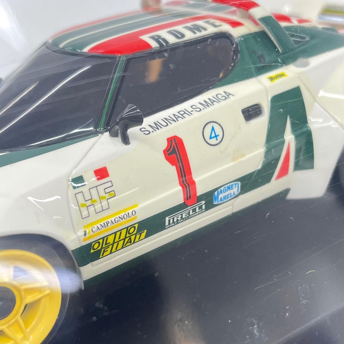 おもちゃ・玩具 1/27 LANCIA STRATOS ’77 Monte Carlo #1(ホワイト×グリーン×オレンジ) グロスコートボディ仕様 ミニッツレーサー用替えボディ 「オートスケールコレクション」 [MZG16MC] LANCIA STRATOS ’77 Monte Carlo ミニッツレーサー用替えボディ【加古川物流】