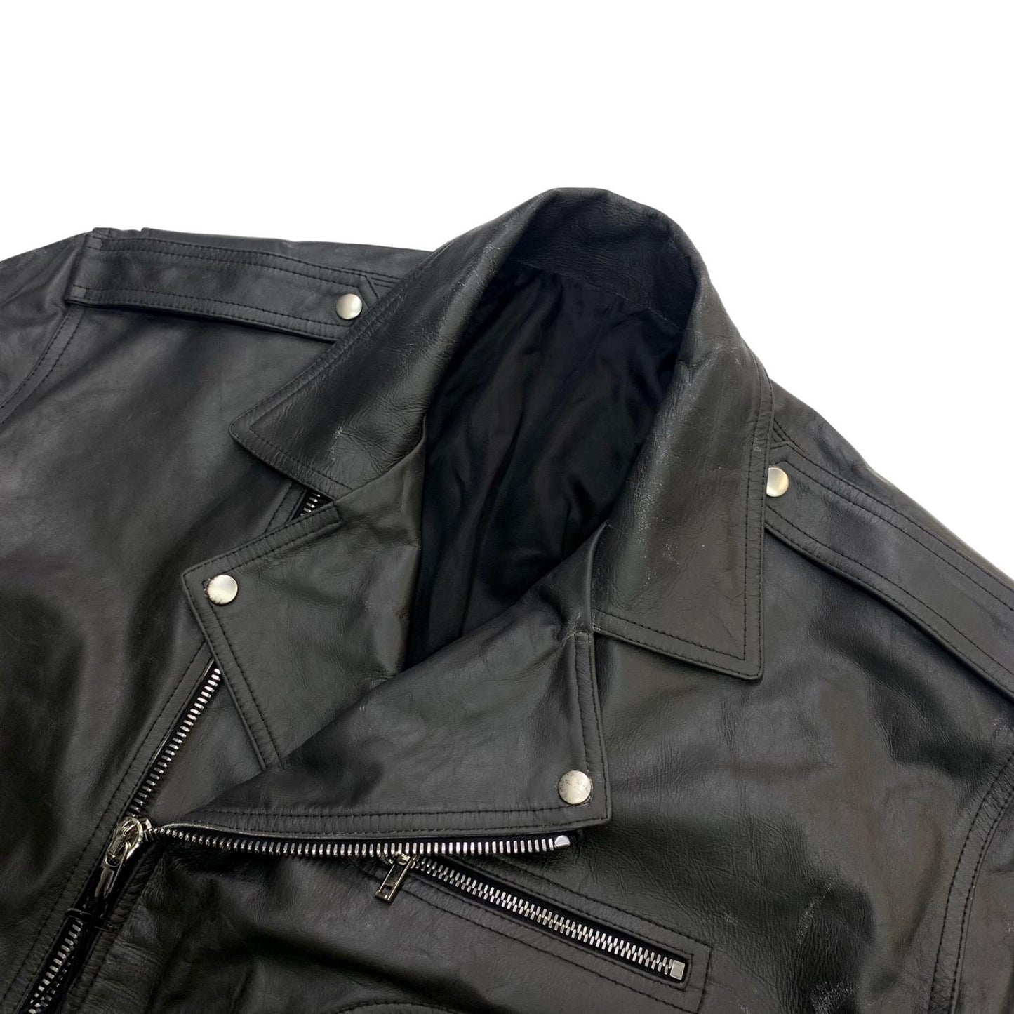 Rick Owens | リックオウエンス Cropped Jumbo Bauhaus Stooges ライダースジャケット ブラック【瀬戸大橋店】