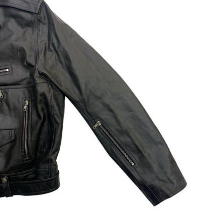 Rick Owens | リックオウエンス Cropped Jumbo Bauhaus Stooges ライダースジャケット ブラック【瀬戸大橋店】
