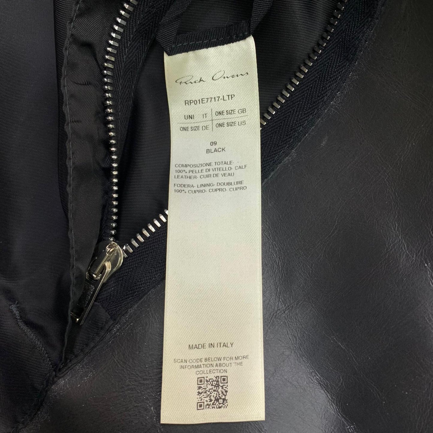 Rick Owens | リックオウエンス Cropped Jumbo Bauhaus Stooges ライダースジャケット ブラック【瀬戸大橋店】