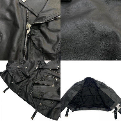 Rick Owens | リックオウエンス Cropped Jumbo Bauhaus Stooges ライダースジャケット ブラック【瀬戸大橋店】