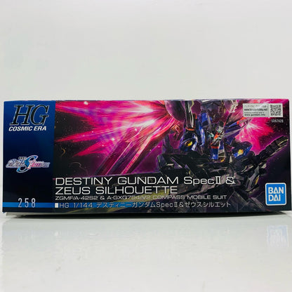 プラモデル 1/144HGデスティニーガンダムSpecII＆ゼウスシルエット「機動戦士ガンダムSEEDFREEDOM」[5067428] デスティニーガンダムSpec2 HG 5067428【加古川物流】