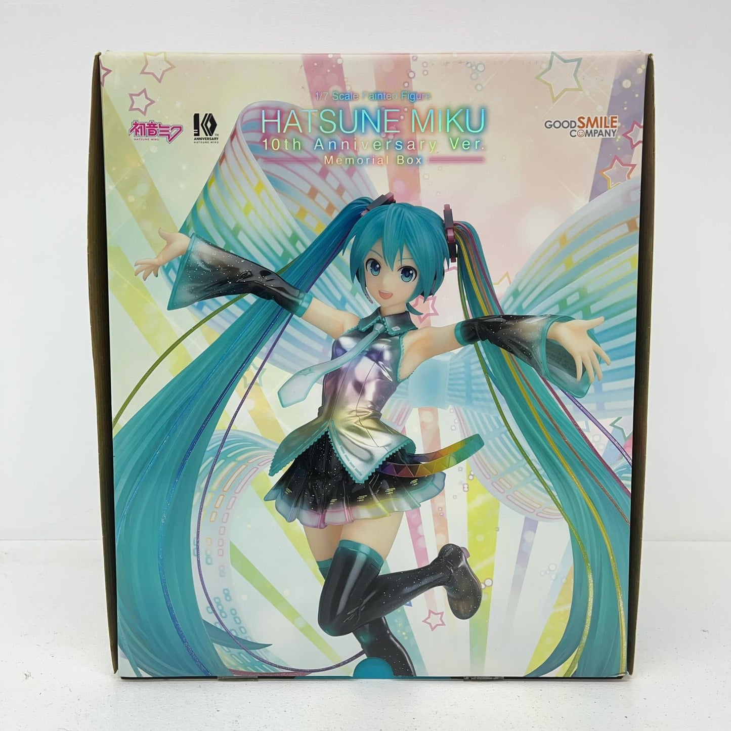 フィギュア 初音ミク10thAnniversaryVer.MemorialBox1/7ABS＆PVC製塗装済み完成品「キャラクターボーカルシリーズ01初音ミク」 初音ミク 1/7ABS&PVC製塗装済 10thAnniversaryVer.MemorialBox【フィギュア】【加古川物流】