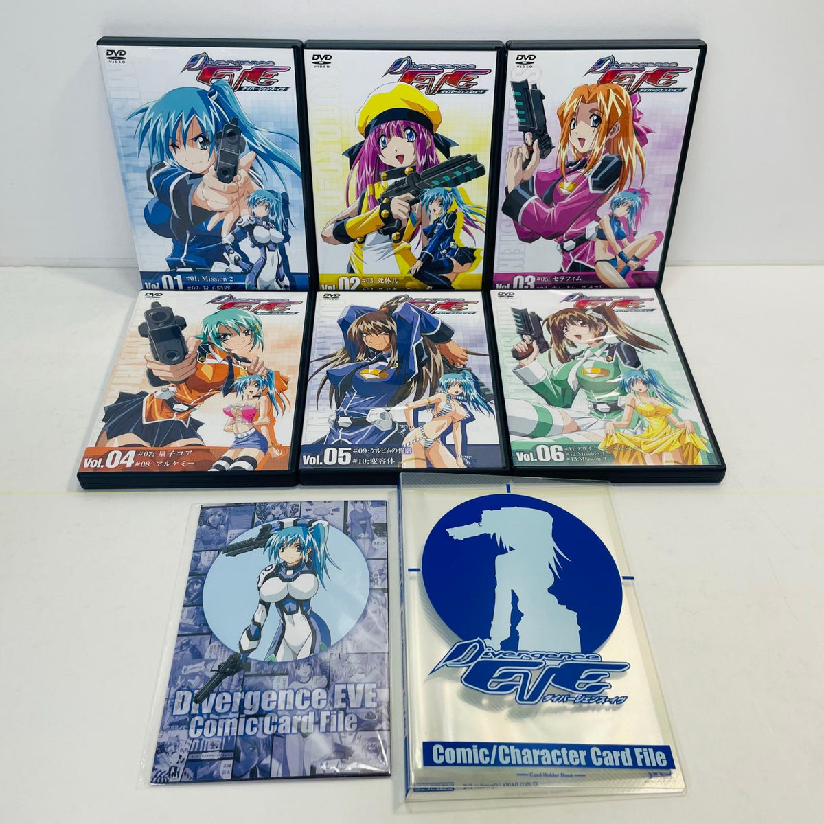 ダイバージェンス・イヴ 初回限定版 BOX付き全6巻セット ZMBZ【アニメ・特撮】【加古川物流】