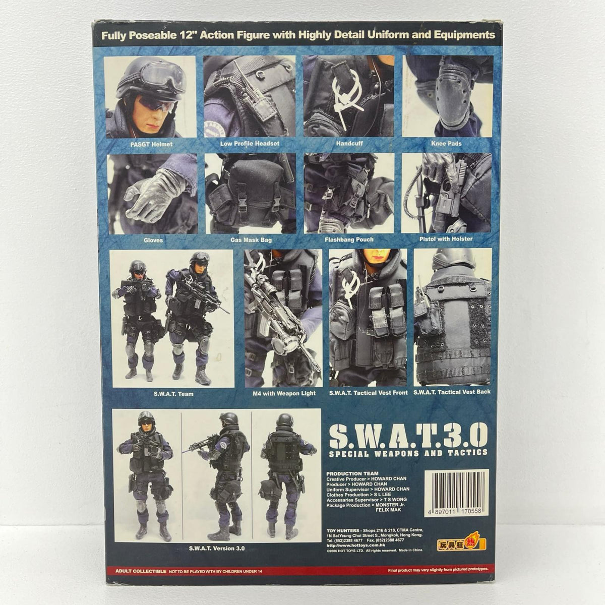 フィギュア ホットトイズ・ミリタリー S.W.A.T.(Version 3.0 Male Version) 1/6 完成品【フィギュア】【加古川物流】