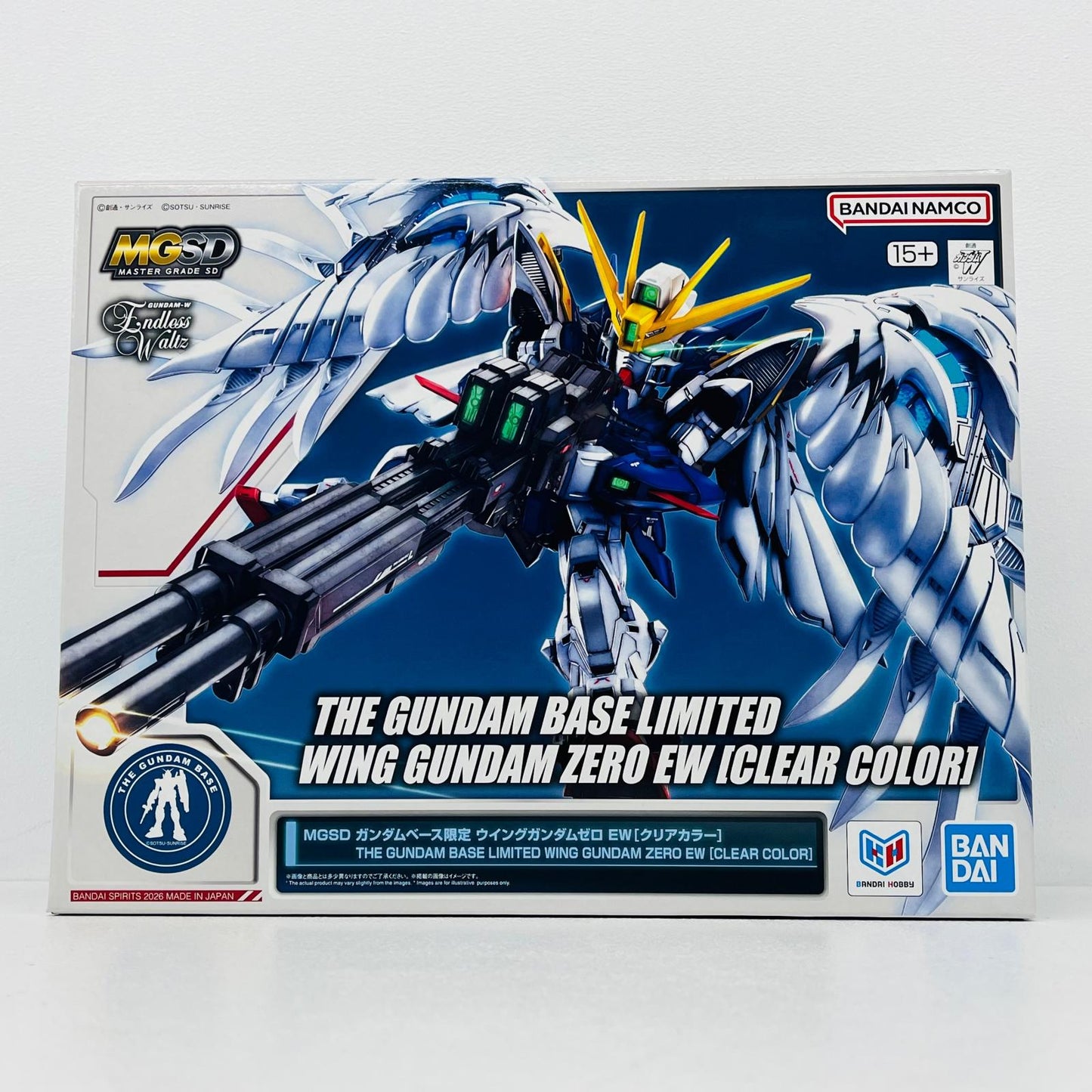 プラモデル MGSDXXXG-00W0ウイングガンダムゼロEW[クリアカラー]「新機動戦記ガンダムWEndlessWaltz」ガンダムベース限定 SDXXXG-00W0ウイングガンダムゼロEW[クリアカラー] MG ガンダムベース限定【加古川物流】