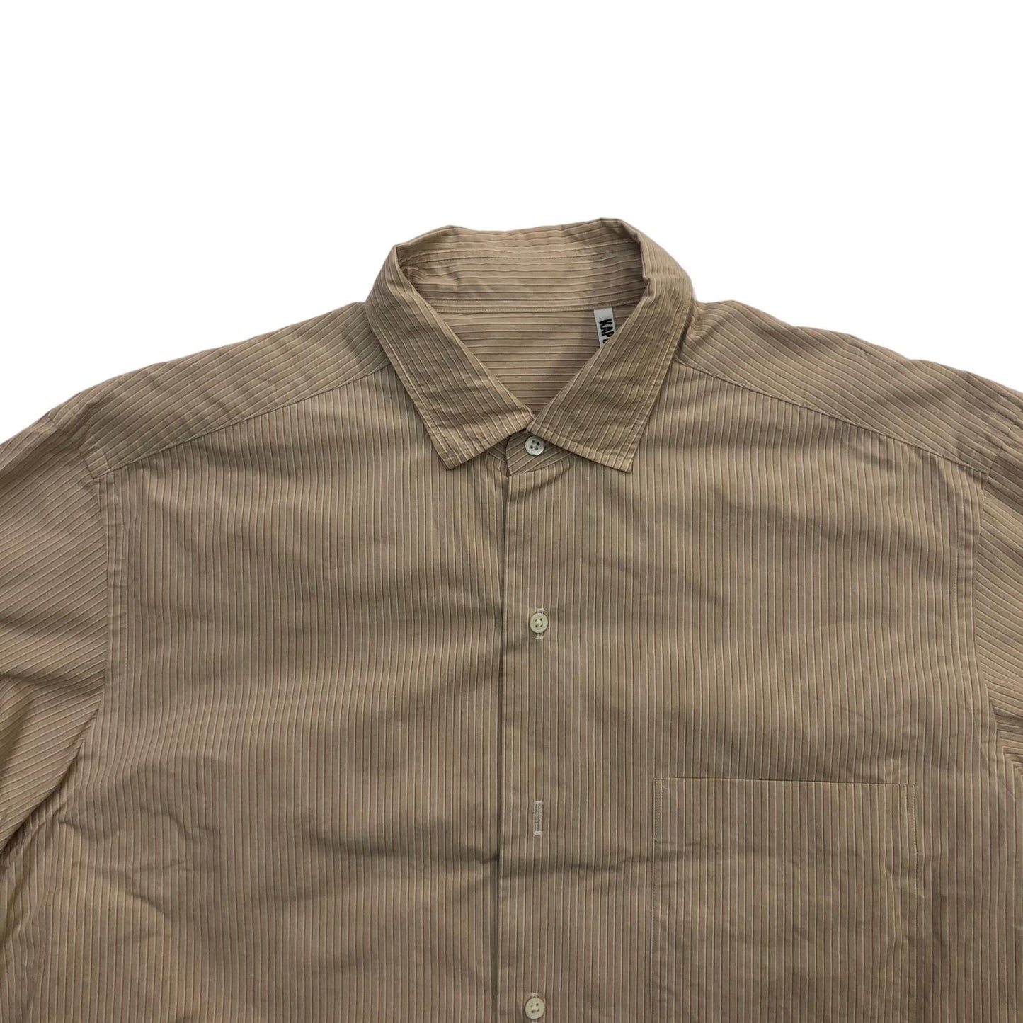 KAPTAIN SUNSHINE | キャプテンサンシャイン Cotton Semi Spread Collar Shirt 長袖シャツ ピンク サイズ：38【瀬戸大橋店】