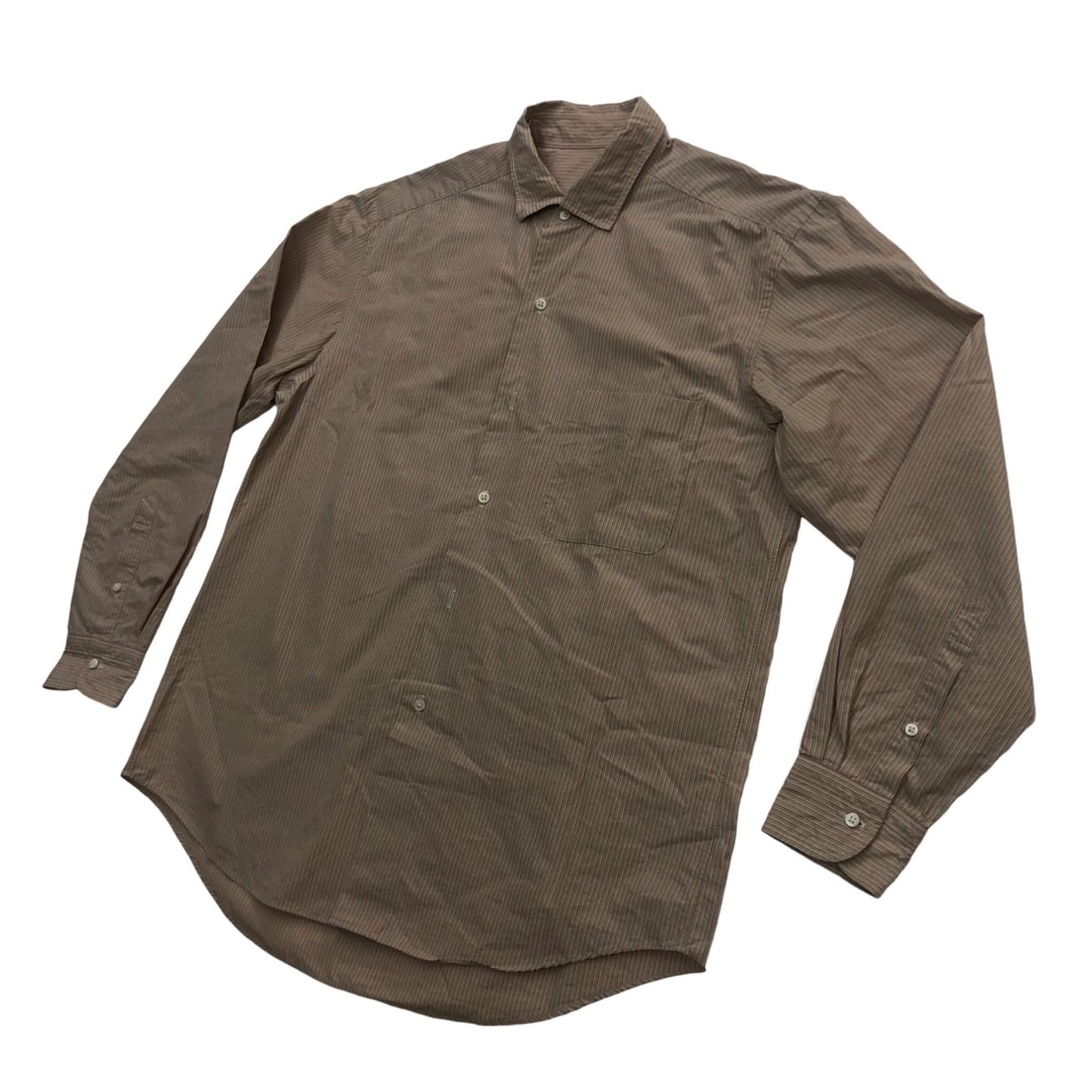 KAPTAIN SUNSHINE | キャプテンサンシャイン Cotton Semi Spread Collar Shirt 長袖シャツ ピンク サイズ：38【瀬戸大橋店】