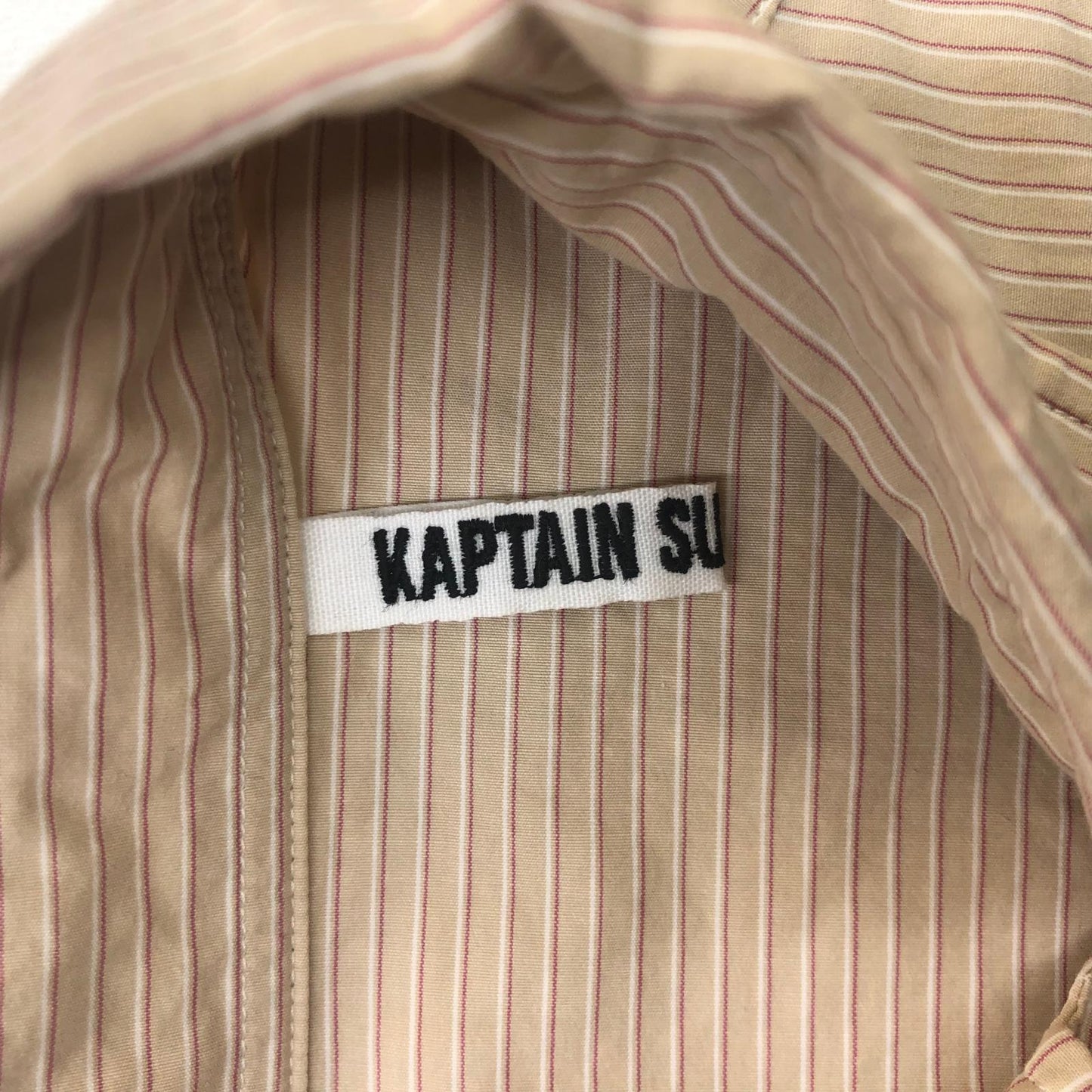 KAPTAIN SUNSHINE | キャプテンサンシャイン Cotton Semi Spread Collar Shirt 長袖シャツ ピンク サイズ：38【瀬戸大橋店】