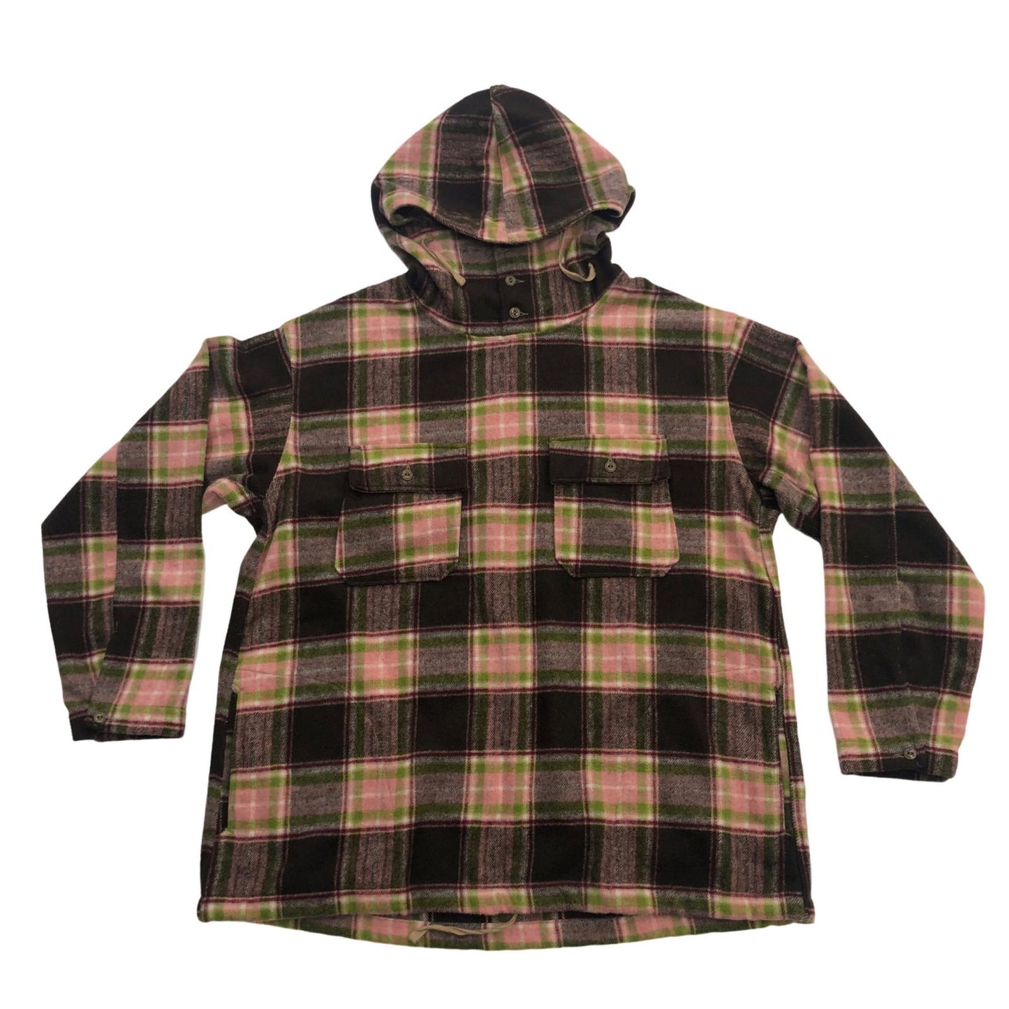 Engineered Garments | エンジニアードガーメンツ Cagoule Shirt Poly Wool Plaid 長袖シャツ【瀬戸大橋店】