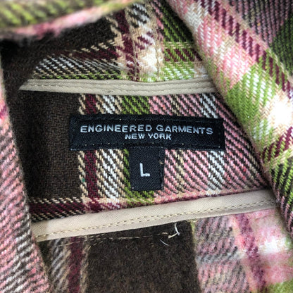 Engineered Garments | エンジニアードガーメンツ Cagoule Shirt Poly Wool Plaid 長袖シャツ【瀬戸大橋店】