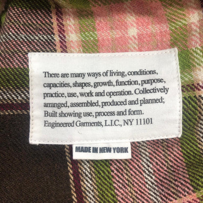 Engineered Garments | エンジニアードガーメンツ Cagoule Shirt Poly Wool Plaid 長袖シャツ【瀬戸大橋店】