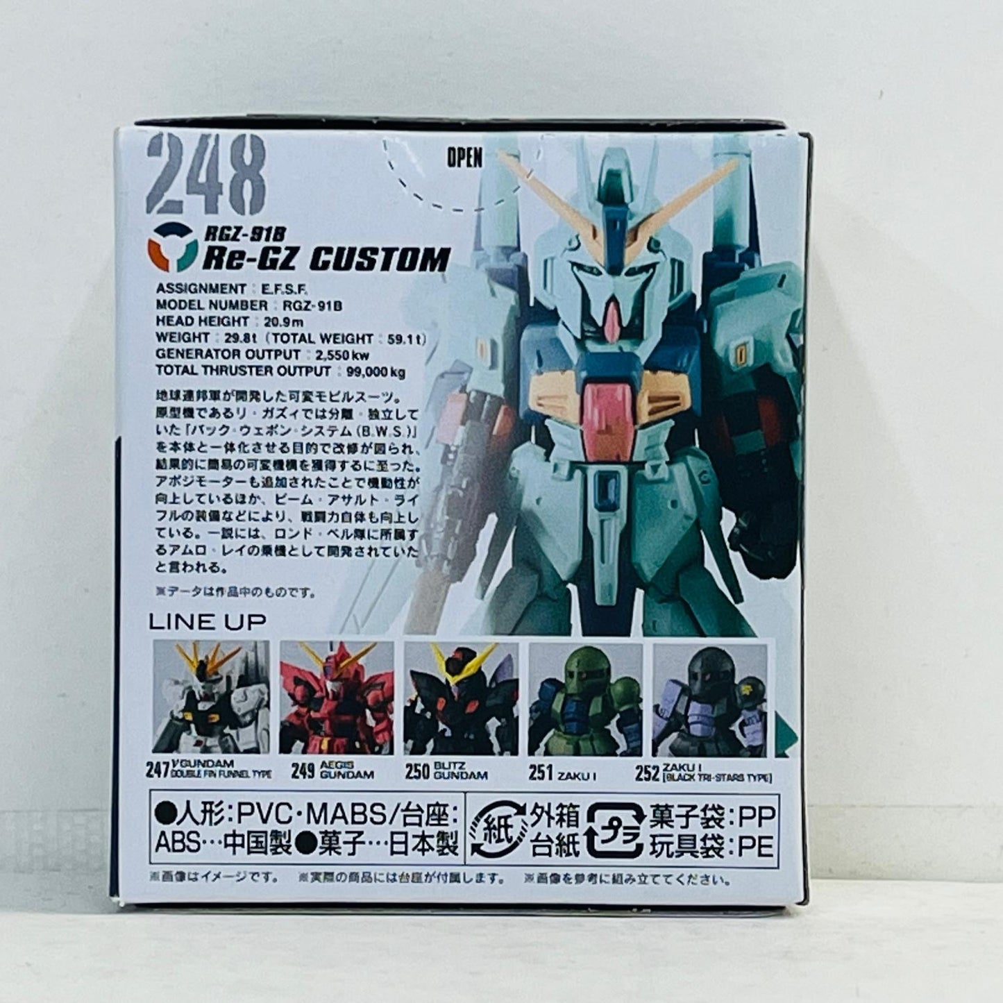 フィギュア 2.リ・ガズィ・カスタム「FWGUNDAMCONVERGE#21」 2.リ・ガズィ・カスタム FW GUNDAM CONVERGE【フィギュア】【加古川物流】