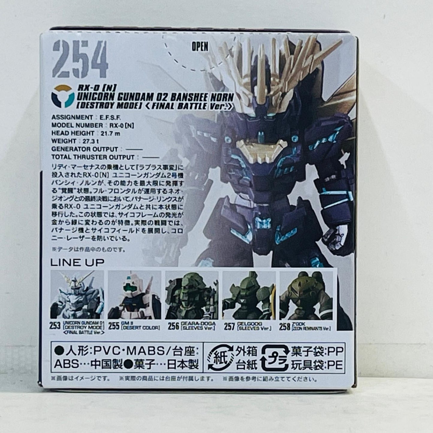 フィギュア 2.ユニコーンガンダム2号機バンシィ・ノルン(デストロイモード)(最終決戦Ver.)「FWGUNDAMCONVERGE機動戦士ガンダムUCSPECIALSELECTION」 2.ユニコーンガンダム2号機バンシィ・ノルン FW GUNDAM CONVERGE【フィギュア】【加古川物流】
