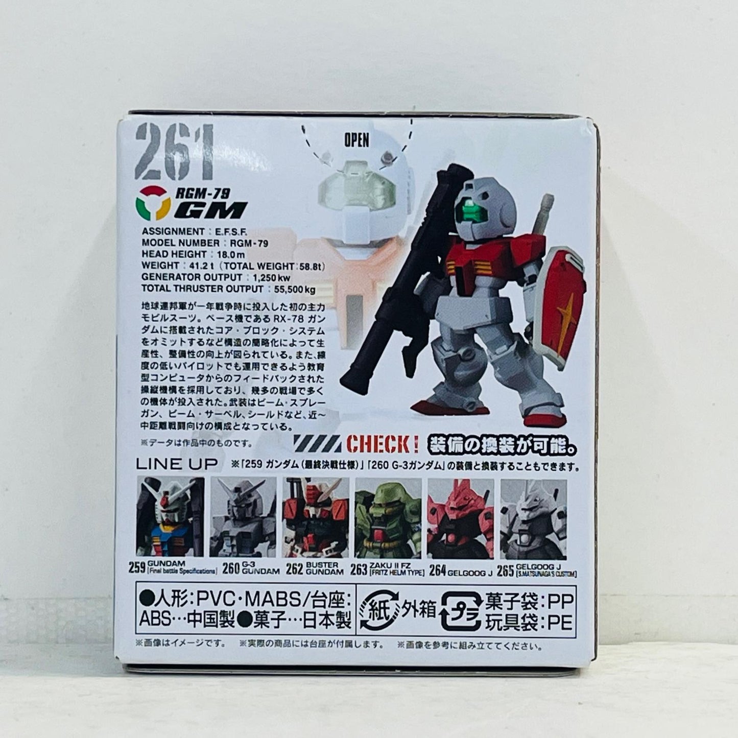 フィギュア 3.ジム「FWGUNDAMCONVERGE#22」 3.ジム FW GUNDAM CONVERGE【フィギュア】【加古川物流】