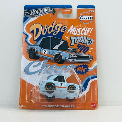 おもちゃ・玩具 1/64 70 ダッジ・チャージャー 「Hot Wheels テーマオートモーティブ ノッポ・ガルフレーシング」 [JCB63] 70 ダッジ・チャージャー 1/64スケール【加古川物流】