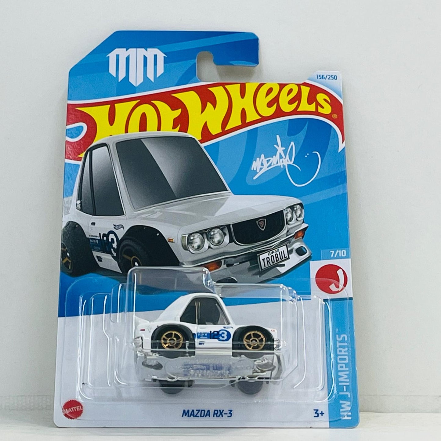 おもちゃ・玩具 1/64 マツダ RX-3 「HotWheels ベーシックカー」 [HXR23-9866] マツダ RX-3 1/64スケール【加古川物流】