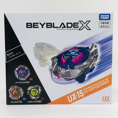 フィギュア UX-15シャークスケイルデッキセット「BEYBLADEX」 UX-15シャークスケイルデッキセット【フィギュア】【加古川物流】