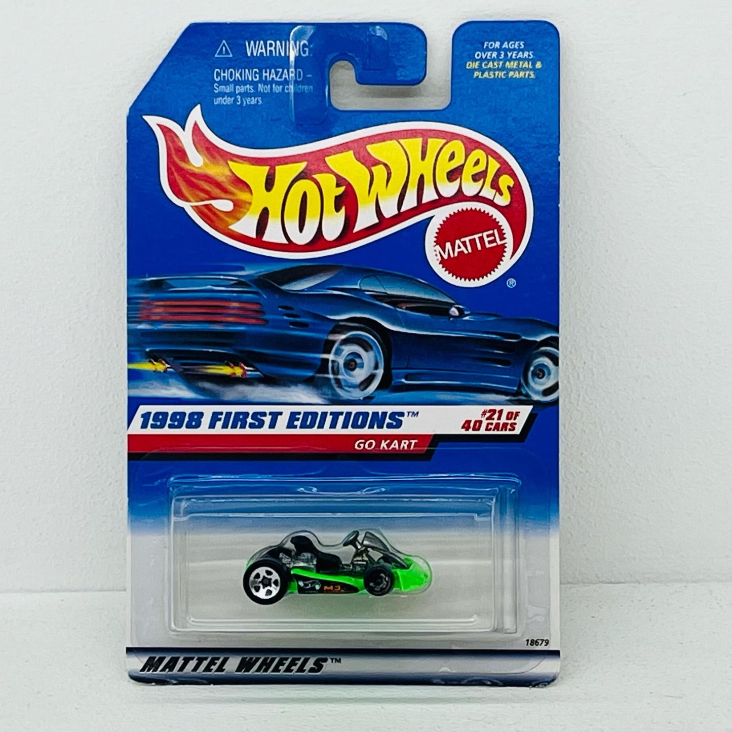 フィギュア Hot Wheels 1998 FIRST EDITIONS GO KART グリーン 18679 1998 FIRST EDITIONS GO KART グリーン【フィギュア】【加古川物流】