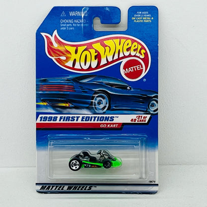 フィギュア Hot Wheels 1998 FIRST EDITIONS GO KART グリーン 18679 1998 FIRST EDITIONS GO KART グリーン【フィギュア】【加古川物流】