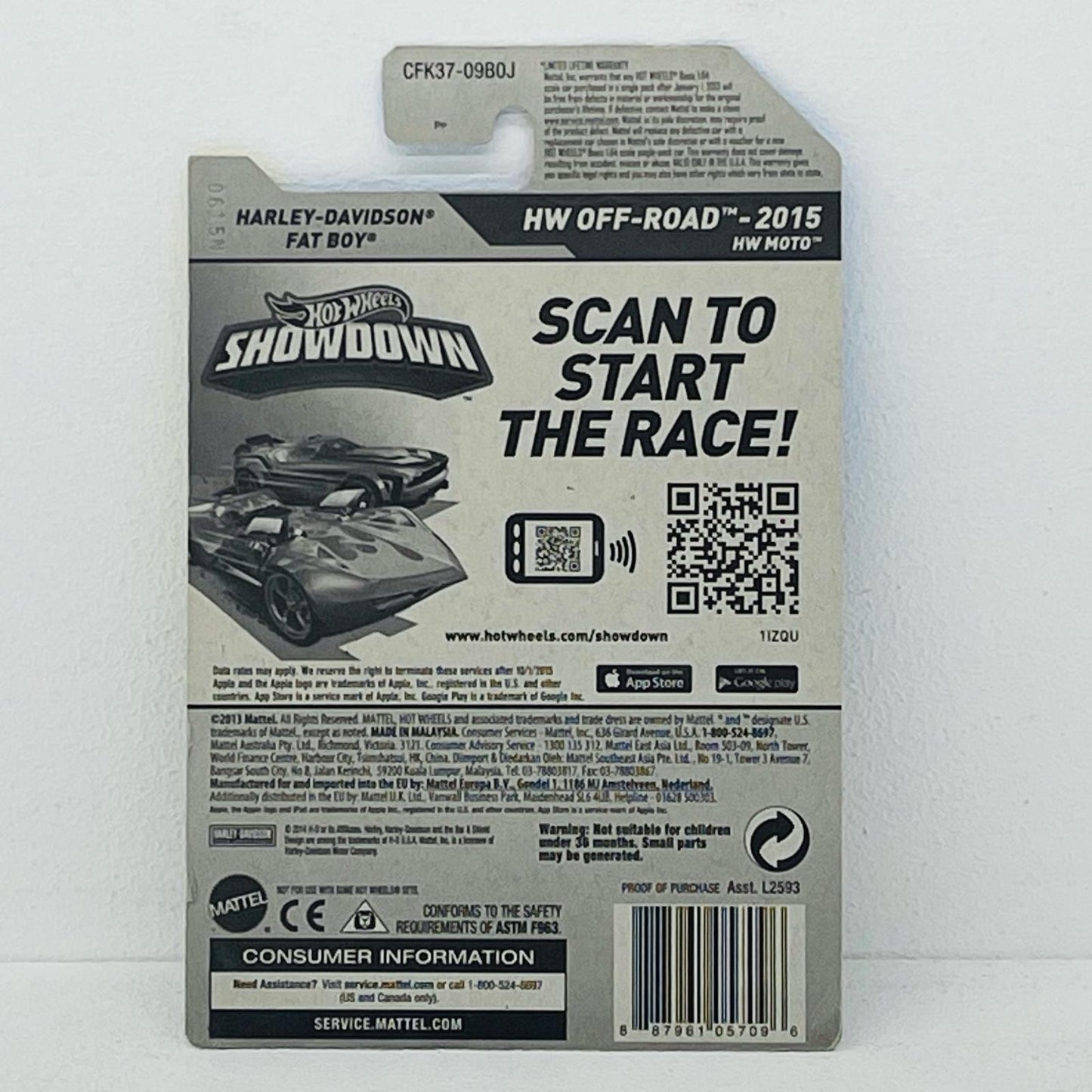 フィギュア HARLEY-DAVIDSON FAT BOY(ブラック) 「Hot Wheels HW OFF-ROAD」 [CFK37-09B0J] HARLEY-DAVIDSON FAT BOY(ブラック) Hot Wheels HW OFF-ROAD【フィギュア】【加古川物流】