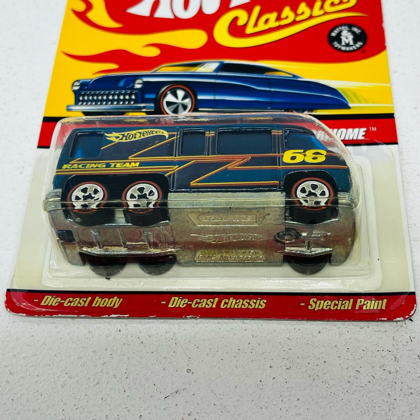 おもちゃ・玩具 1/64 GMC MOTORHOME(ブルー×ブラック×イエロー) 「Hot Wheels Classics Series 3」 [L0757] GMC MOTORHOME(ブルー×ブラック×イエロー) 1/64スケール【加古川物流】
