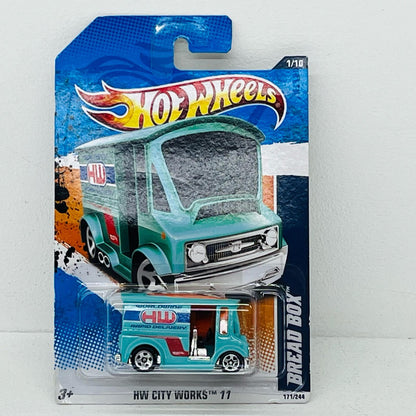 おもちゃ・玩具 1/64BREADBOX(スカイブルー×オレンジ)「HotWheelsHWCITYWORKS11」[T9878-07A1] BREADBOX(スカイブルー×オレンジ) 1/64スケール【加古川物流】