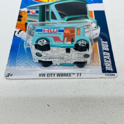 おもちゃ・玩具 1/64BREADBOX(スカイブルー×オレンジ)「HotWheelsHWCITYWORKS11」[T9878-07A1] BREADBOX(スカイブルー×オレンジ) 1/64スケール【加古川物流】