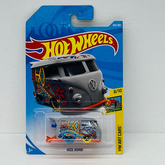 おもちゃ・玩具 1/64 KOOL KOMBI(グレー×オレンジ×ライトブルー) 「Hot Wheels HW ART CARS」 [FJW77] KOOL KOMBI(グレー×オレンジ×ライトブルー) 1/64スケール【加古川物流】