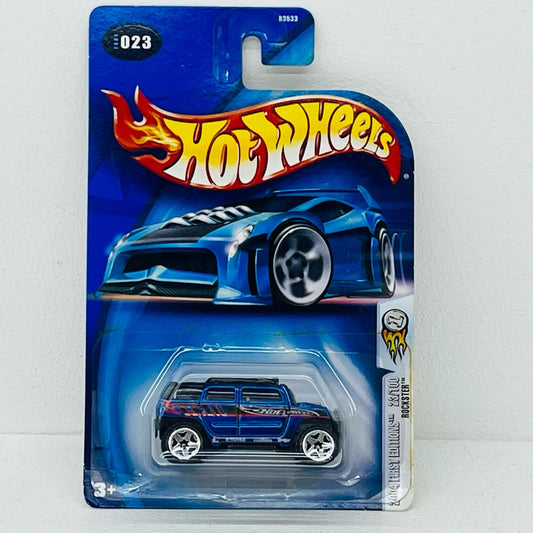 おもちゃ・玩具 1/64 ROCKSTER(ブルー×ブラック×レッド) 「Hot Wheels 2004 FIRST EDITIONS」 [B3533] ROCKSTER(ブルー×ブラック×レッド) 1/64スケール【加古川物流】