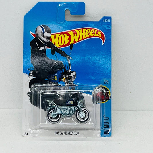 おもちゃ・玩具 1/64 HONDA MONKEY Z50(ブルー×ブラック) 「Hot Wheels HW MOTO」 [DTY23] HONDA MONKEY Z50(ブルー×ブラック) 1/64スケール【加古川物流】