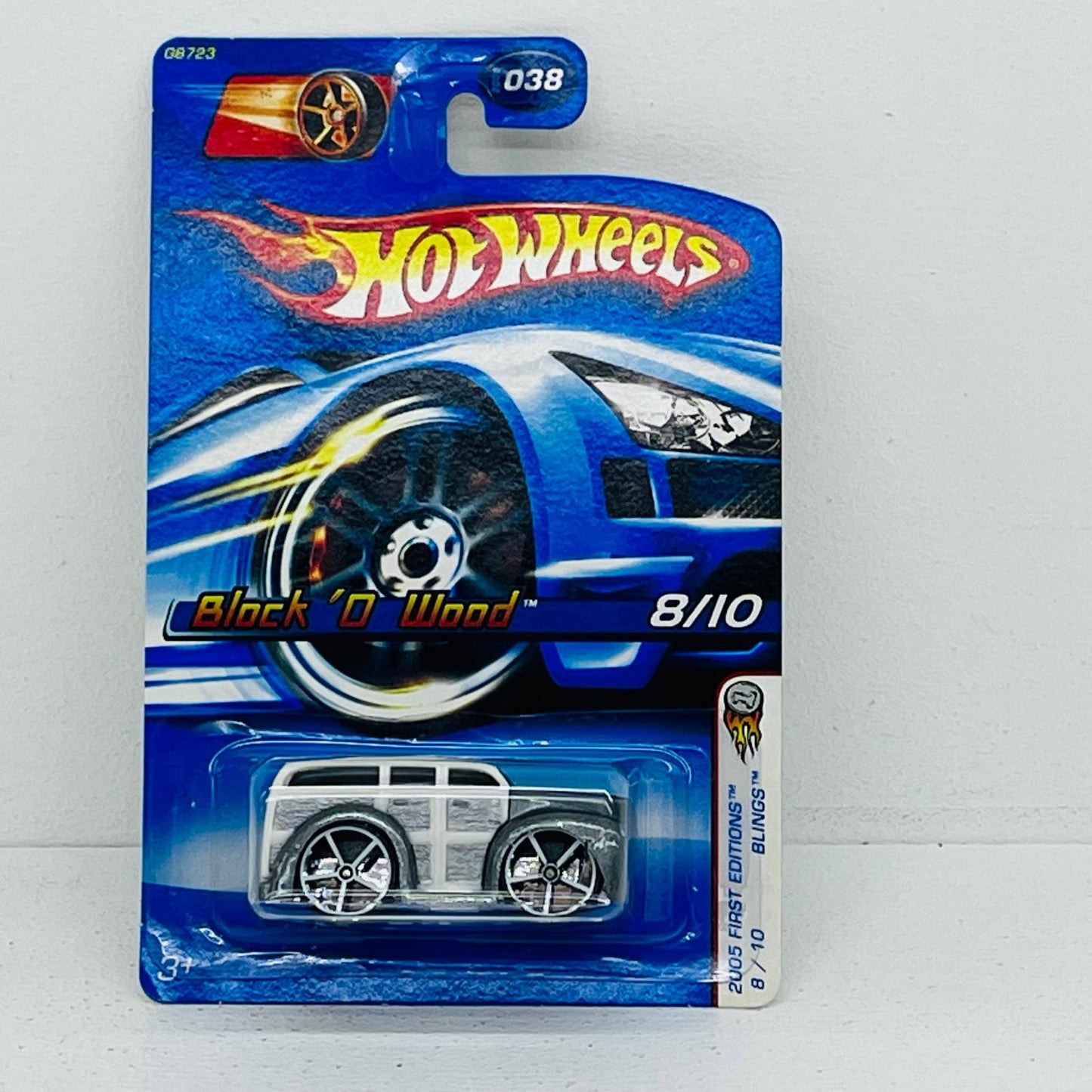 フィギュア Hot Wheels Block O' Wood 2005 First Editions BLINGS シルバー G6723-0716 O' Wood 2005 First Editions BLINGS【フィギュア】【加古川物流】