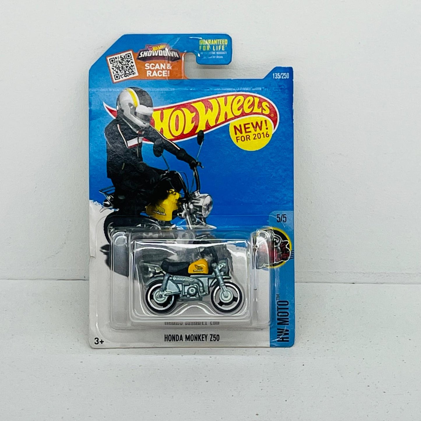 おもちゃ・玩具 1/64 HONDA MONKEY Z50(ブラック×イエロー×シルバー) 「Hot Wheels HW MOTO」 [DHX42-D7B3] HONDA MONKEY Z50 1/64スケール【加古川物流】