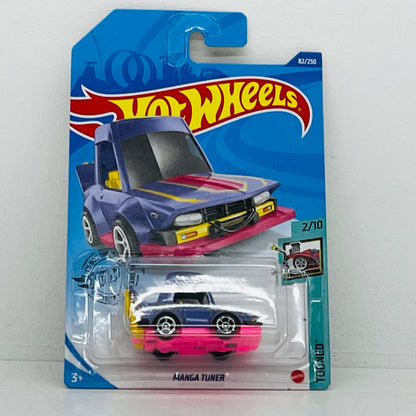おもちゃ・玩具 1/64 MANGA TUNER(パープル×ピンク) 「Hot Wheels TOONED」 [GHF84] MANGA TUNER(パープル×ピンク) 1/64スケール【加古川物流】