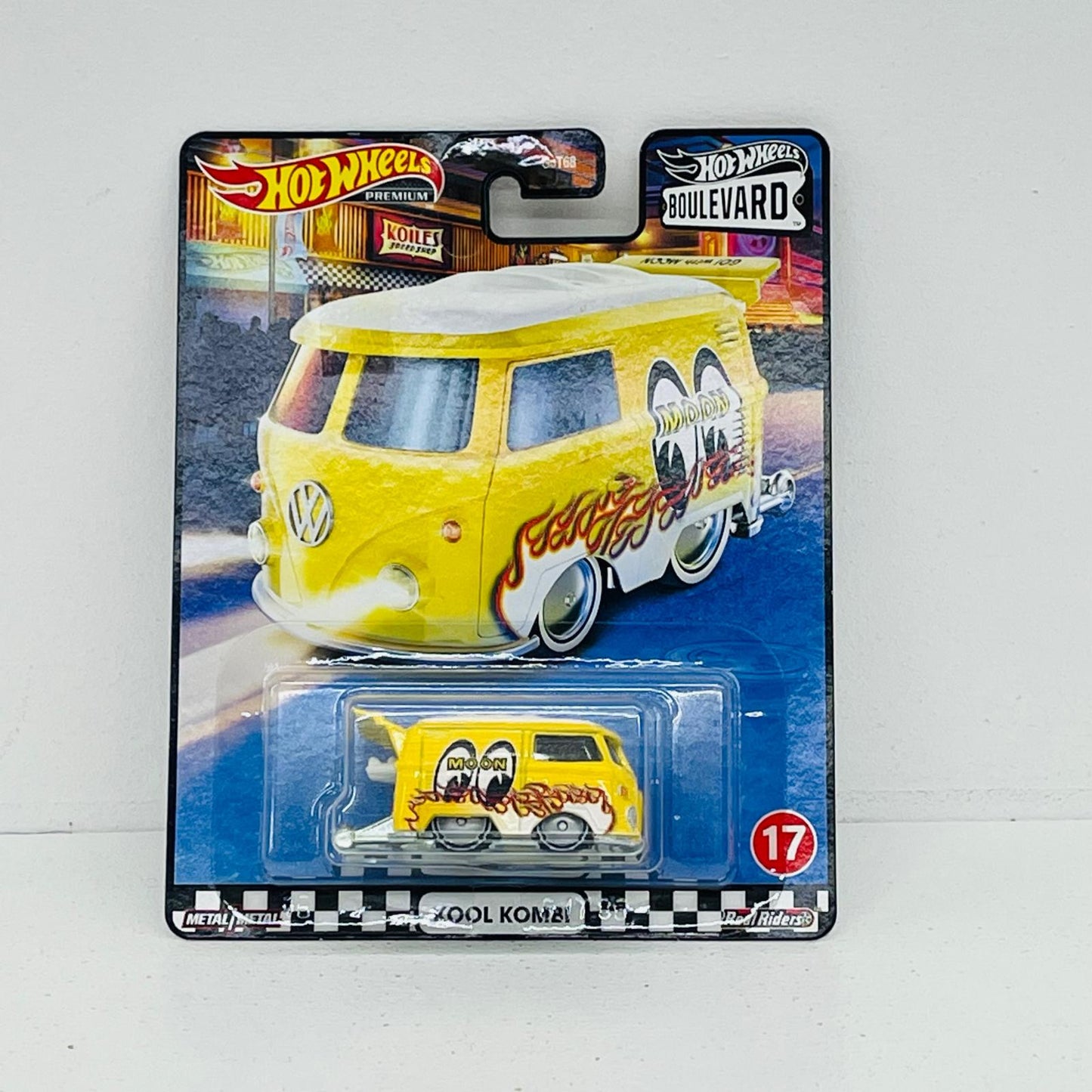 おもちゃ・玩具 1/64 KOOL KOMBI MOON(イエロー×ホワイト) 「Hot Wheels BOULEVARD」 [GJT86] KOOL KOMBI MOON 1/64スケール【加古川物流】