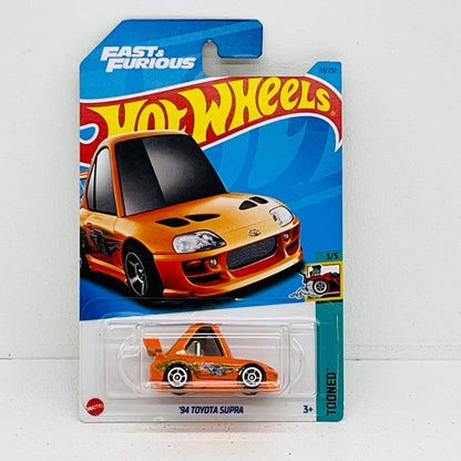 おもちゃ・玩具 1/64 ’94 トヨタ スープラ 「Hot Wheels TOONED」 [HNK45] 94 トヨタ スープラ 1/64スケール【加古川物流】